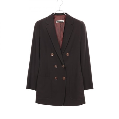 ジルサンダープラス JIL SANDER+ ロング 衣料品 アウター ウール レディース ブラウン系 【中古】