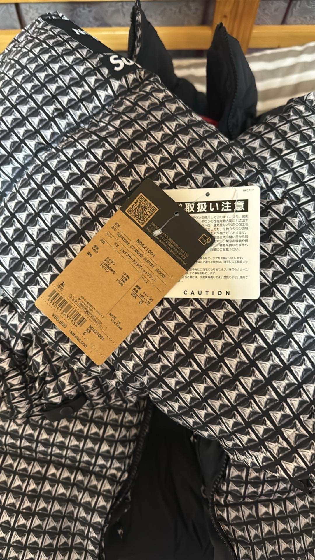 Supreme x The North Face Studded Nuptse Jacket "Black"