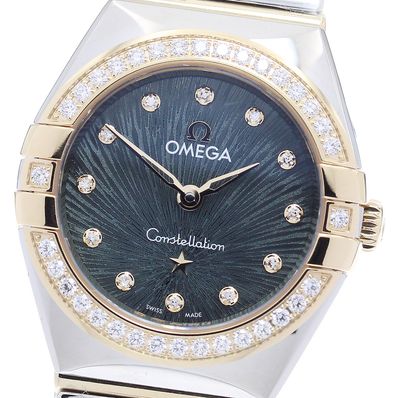 ☆未使用品 オメガ コンステレーション ムーンシャイン レディース 【中古】