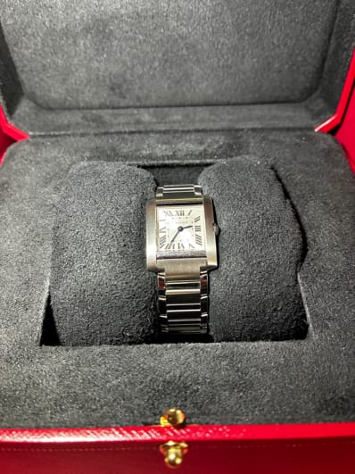 カルティエ タンクフランセーズ ウォッチ WSTA0065 レディース 腕時計