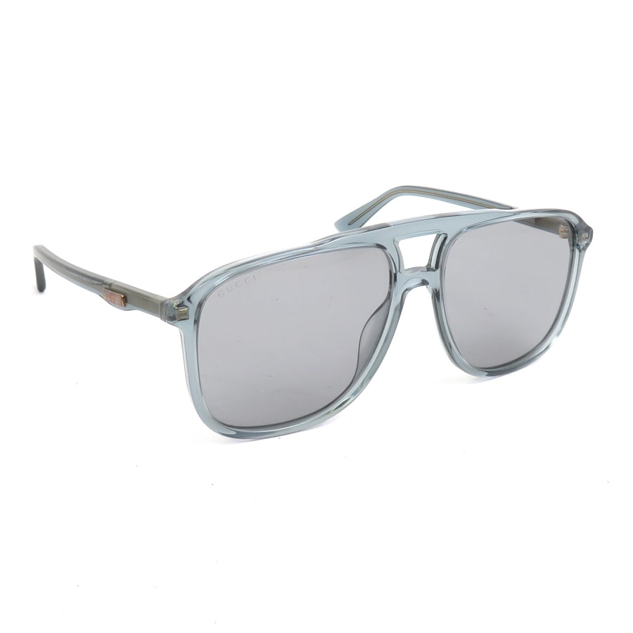 グッチ GUCCI サングラス プラスチック クリアブルー ユニセックス【中古】 h31896a