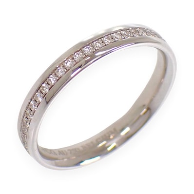 ティファニー TIFFANY&Co. メトロ フルサークル フルエタニティ 9号 リング K18ホワイトゴールド ダイヤモンド レディース【中古】【Aランク】