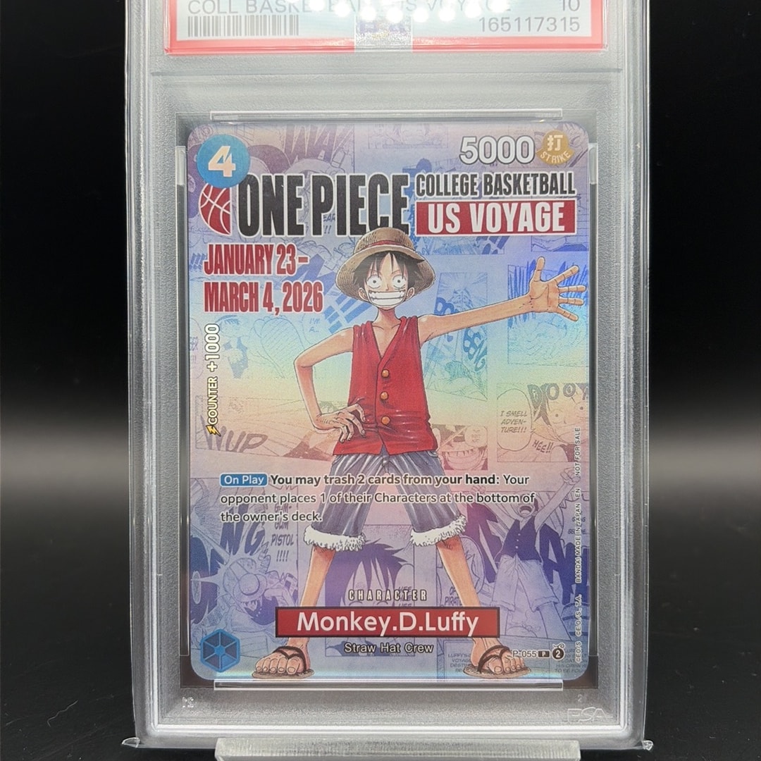 PSA10】モンキー・D・ルフィ：P (開封済) [P-055]【英語版