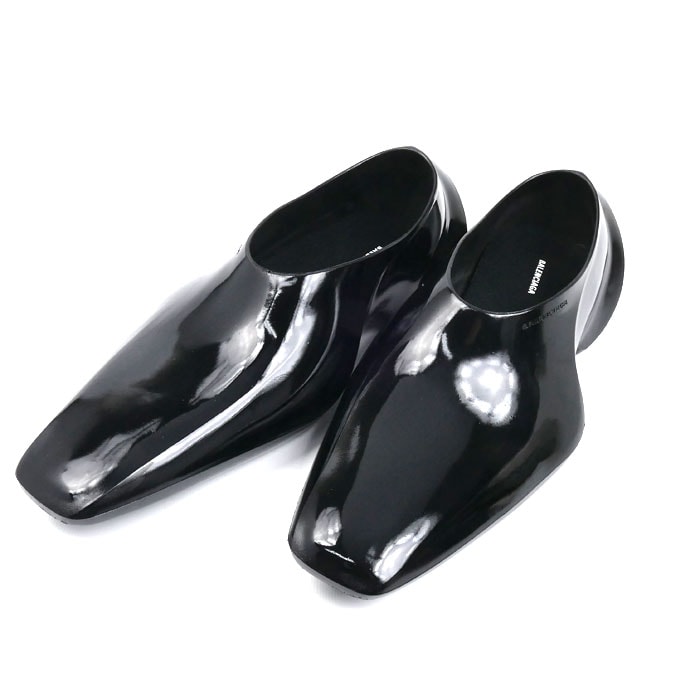 BALENCIAGA バレンシアガ スペースシューズ ローファー ブラック 25cm 海外モデル メンズ【中古】