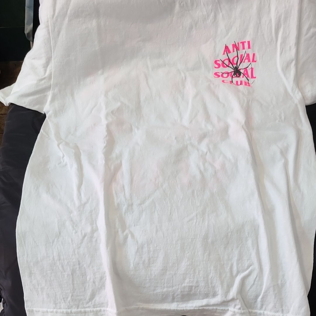 anti social social club  スパイダーTシャツ