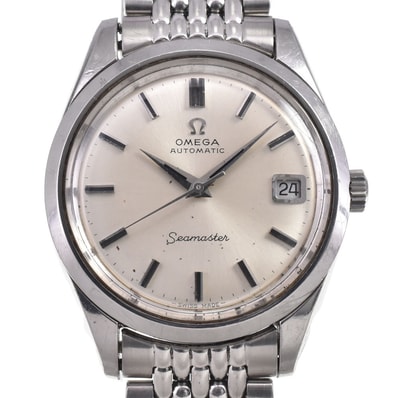 オメガ OMEGA Ref.166.010/168.024 ヴィンテージ シーマスター Cal.565 シルバー 自動巻き メンズ 腕時計 L#147768
