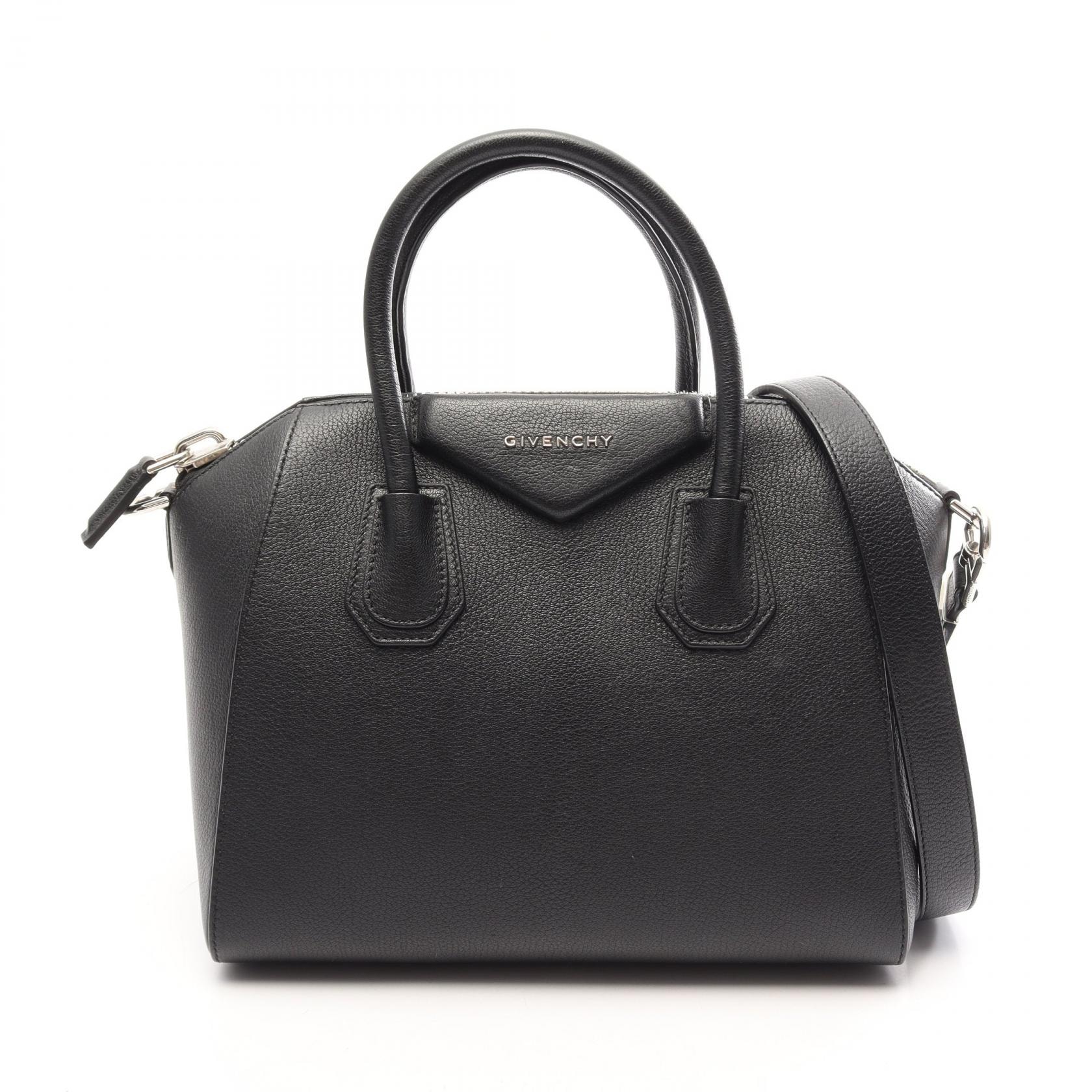 ジバンシィ GIVENCHY アンティゴナ スモール 2WAY ハンドバッグ バッグ レザー レディース ブラック系 BB05117012-001 【中古】