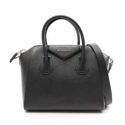 ジバンシィ GIVENCHY アンティゴナ スモール 2WAY ハンドバッグ バッグ レザー レディース ブラック系 BB05117012-001 【中古】