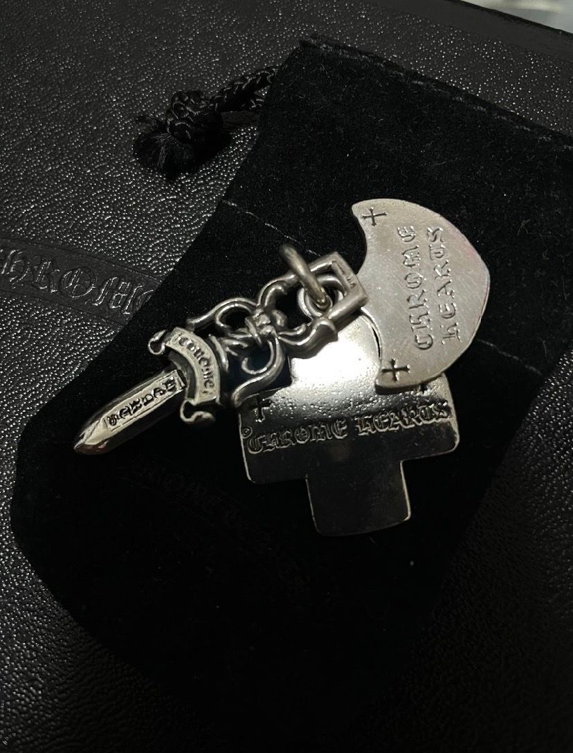 Chrome Hearts 3 Trinket Pendant "Silver"