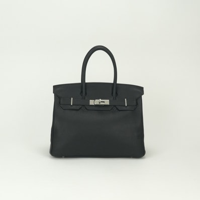エルメス HERMES バーキン30 バーキン 30 バッグ トートバッグ トゴ ノワール Noir ブラック Black 黒 シルバー金具 ハンドバッグ