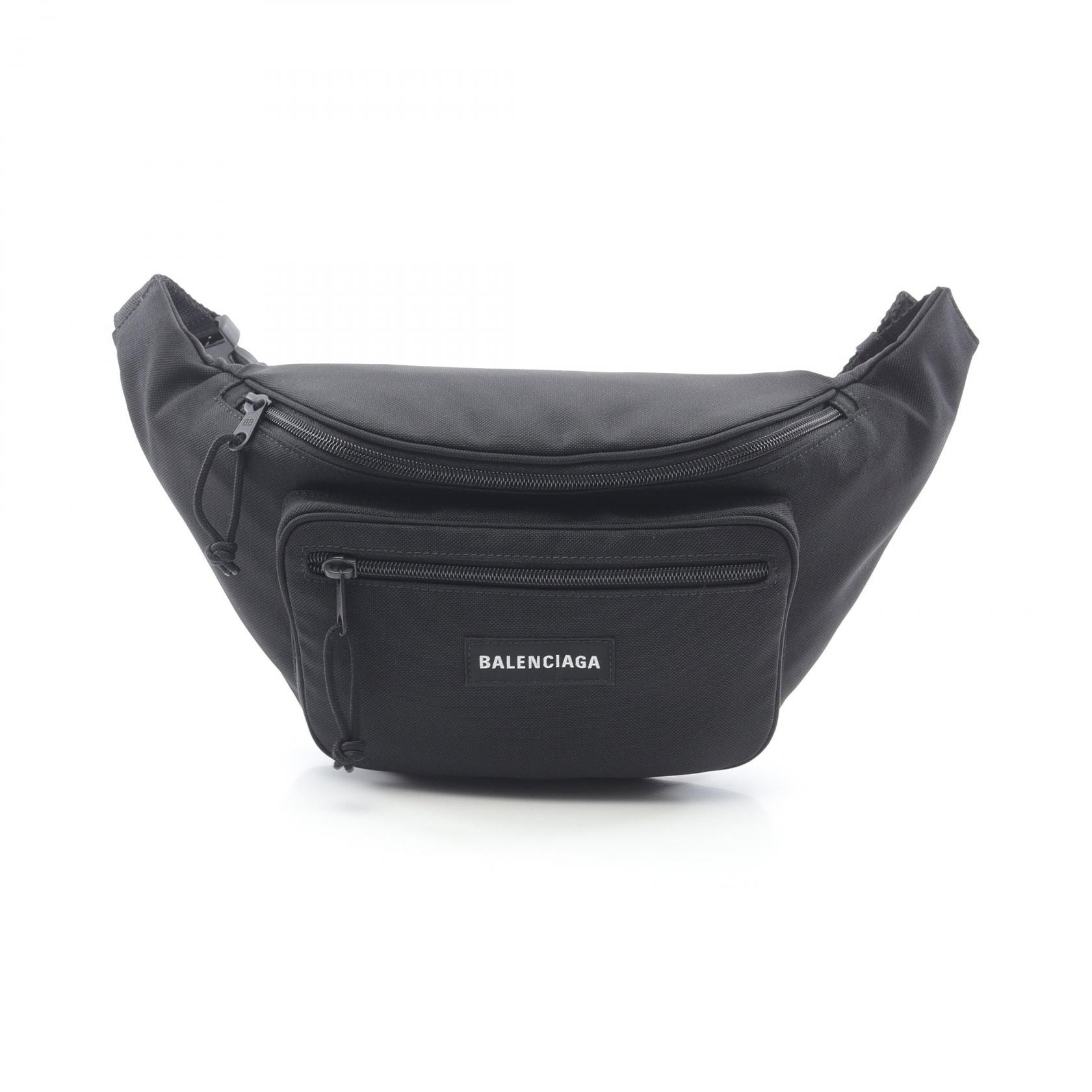 バレンシアガ BALENCIAGA EXPLORER ウエストバッグ ボディバッグ バッグ キャンバス メンズ ブラック系 / ホワイト系 4823892JMF71000 【新品】