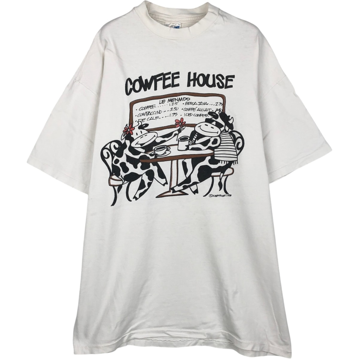古着 90年代 ヘインズ Hanes BEEFY-T プリントTシャツ USA製 メンズXL相当 ヴィンテージ/eaa648460