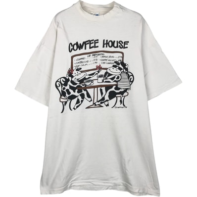 古着 90年代 ヘインズ Hanes BEEFY-T プリントTシャツ USA製 メンズXL相当 ヴィンテージ/eaa648460