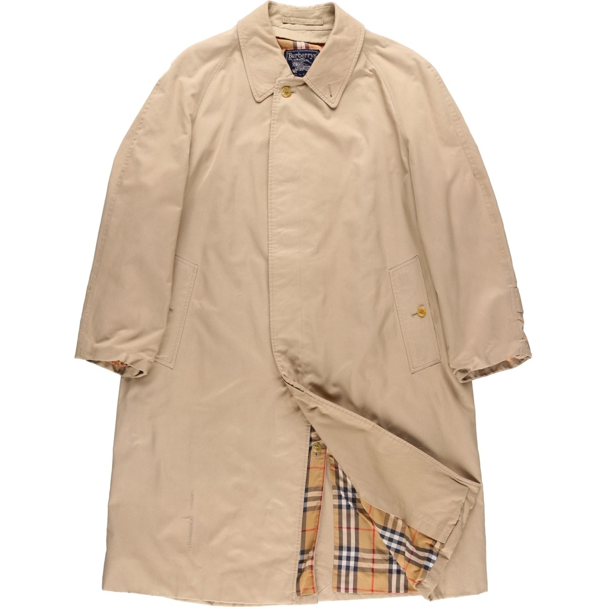 古着 バーバリー Burberry's ステンカラーコート バルマカーンコート 英国製 メンズL相当/evb034330