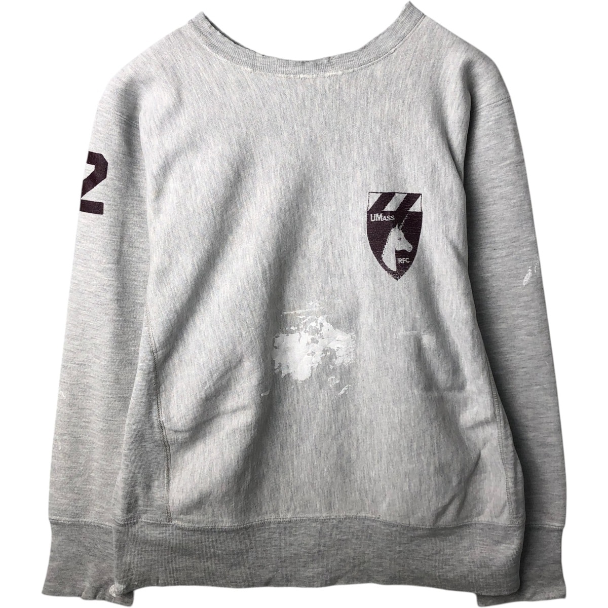 古着 90年代 チャンピオン リバースウィーブ トリコタグ バックロゴカレッジスウェットシャツトレーナー USA製 メンズL相当/evb034518