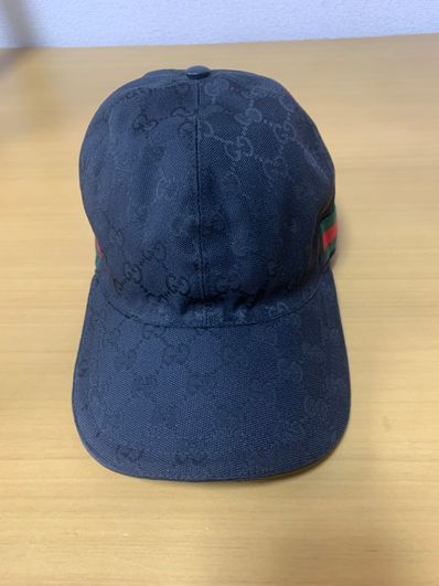 GUCCI Original GG Canvas Baseball Cap "Black"