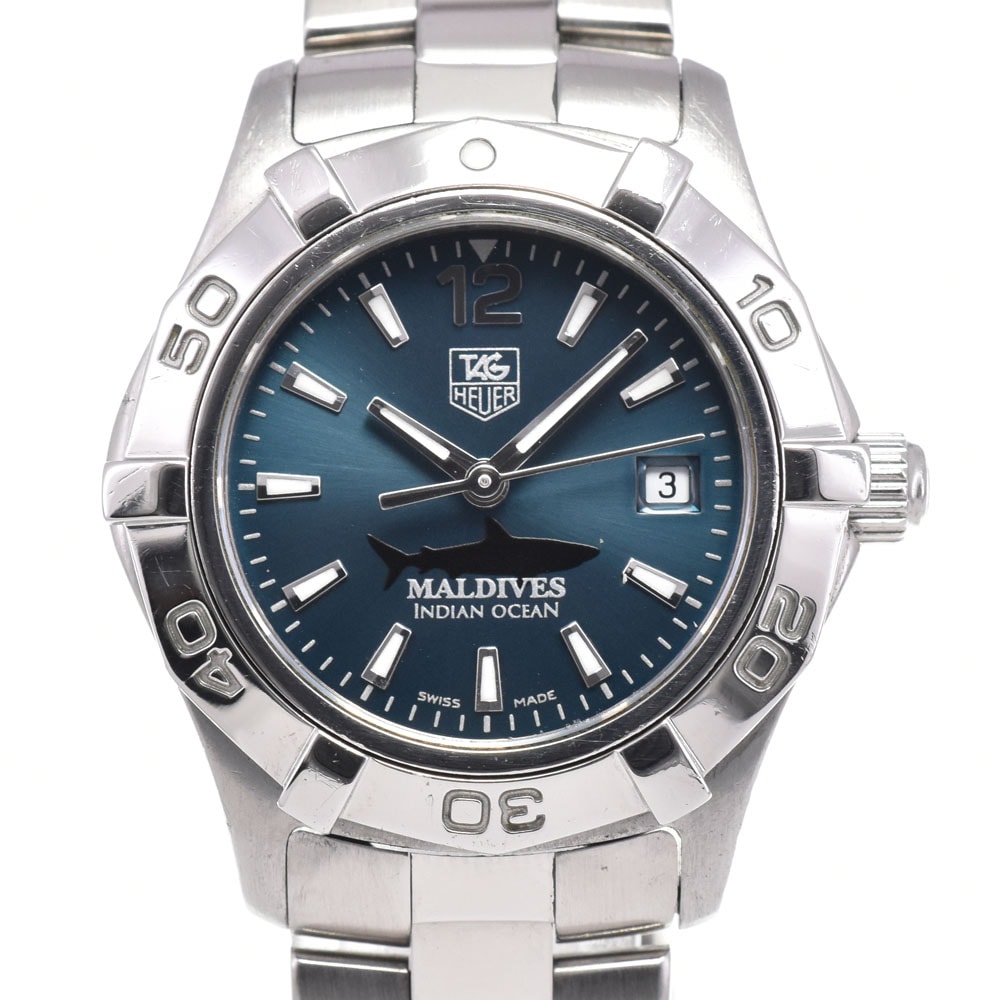 タグホイヤー TAG HEUER WAF141M アクアレーサー モルディブ インディアンオーシャン 限定品 クォーツ レディース 良品 腕時計 G#146884