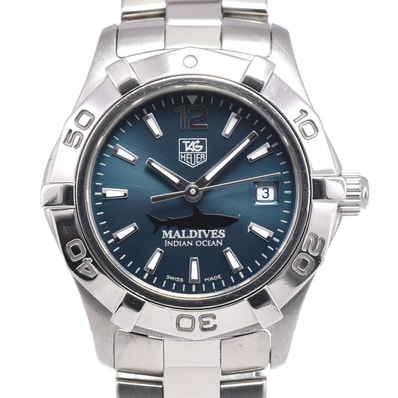 タグホイヤー TAG HEUER WAF141M アクアレーサー モルディブ インディアンオーシャン 限定品 クォーツ レディース 良品 腕時計 G#146884