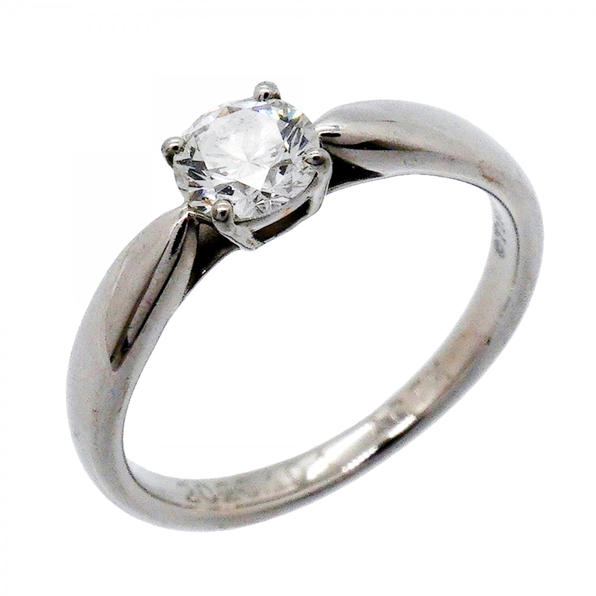 【6jfb0570】ティファニー リング ハーモニー 1PD Pt950 プラチナ ダイヤモンド 0.33ct 5号【中古】レディース