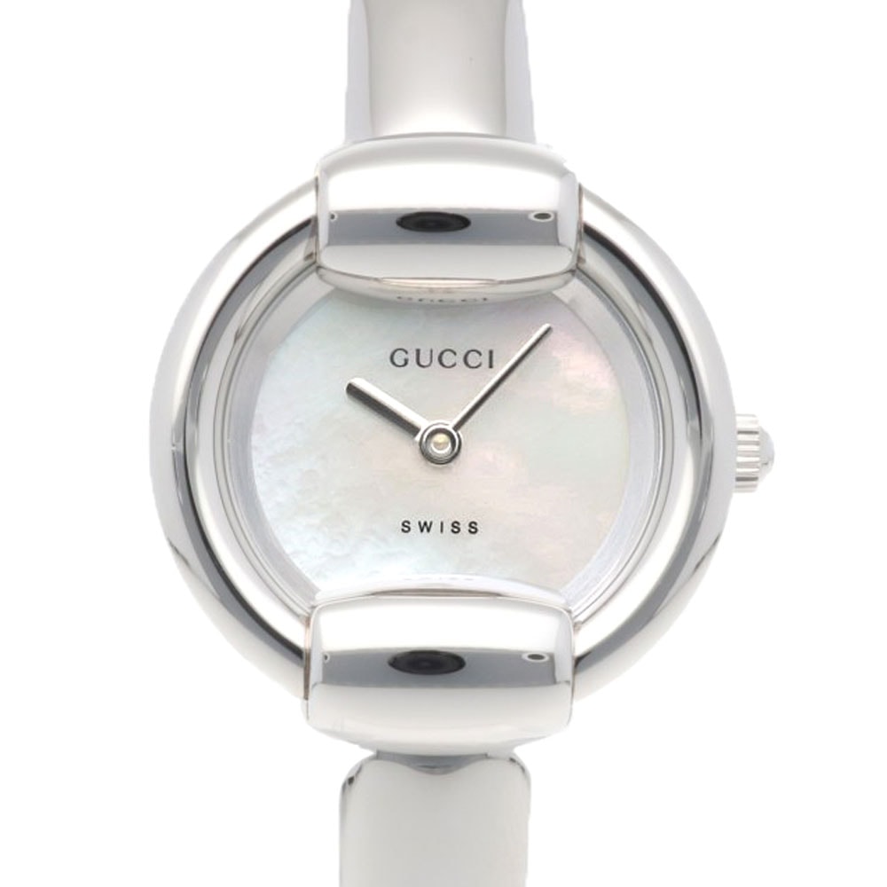 グッチ 腕時計 時計 ステンレススチール 1400L クオーツ 磨き直し済 レディース 1年保証 GUCCI  中古