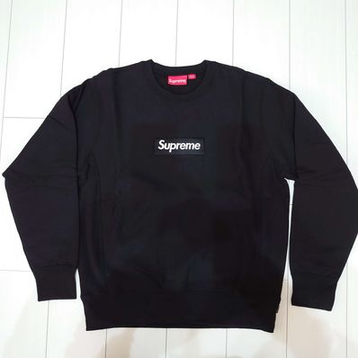Supreme Box Logo Crewneck Sweatshirt "Black" (18FW)