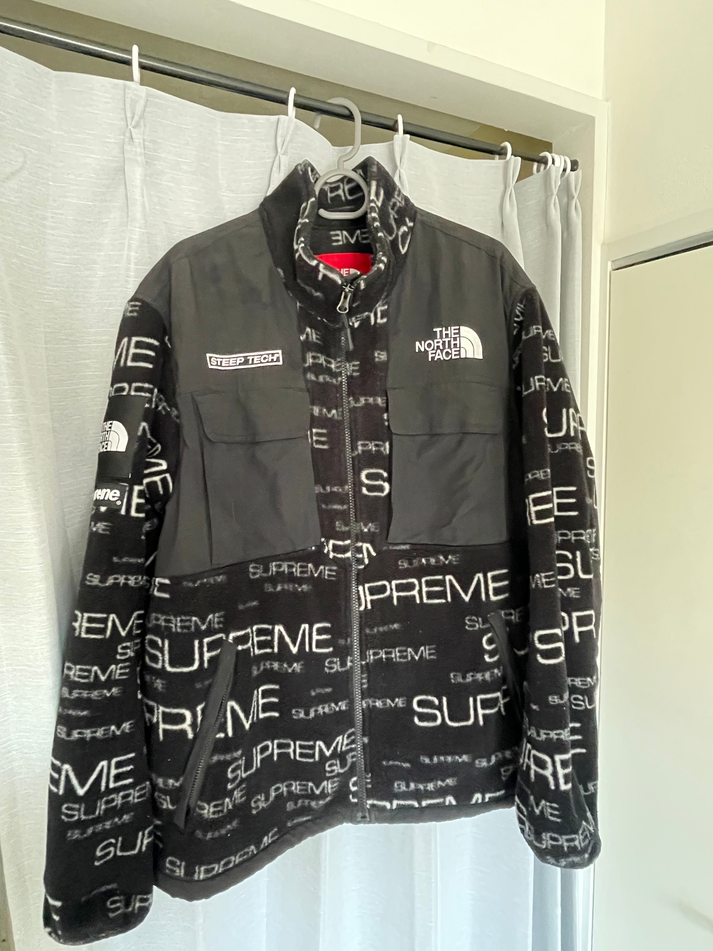 Supreme x The North Face Steep Tech Fleece Jacket "Black"