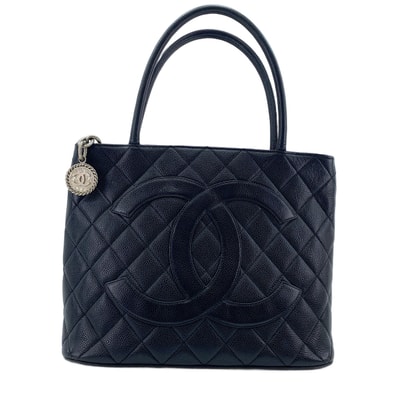 シャネル CHANEL キャビアスキン 復刻トート トートバッグ【中古】