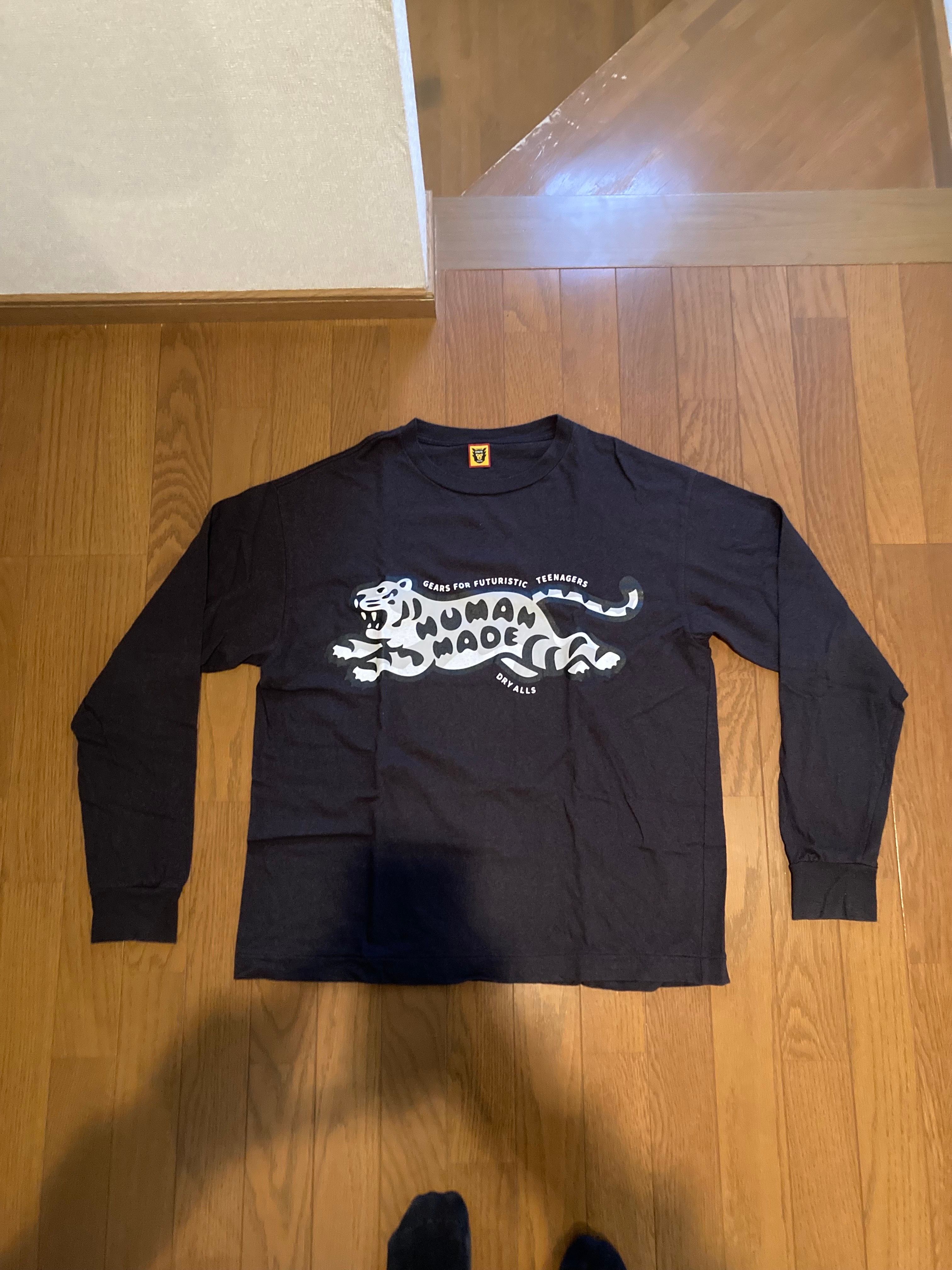 HUMAN MADE TIGER L/S T-SHIRT "Black"