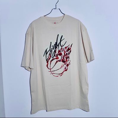 Travis Scott x Air Jordan Brand M J TS Tee "Orewood"