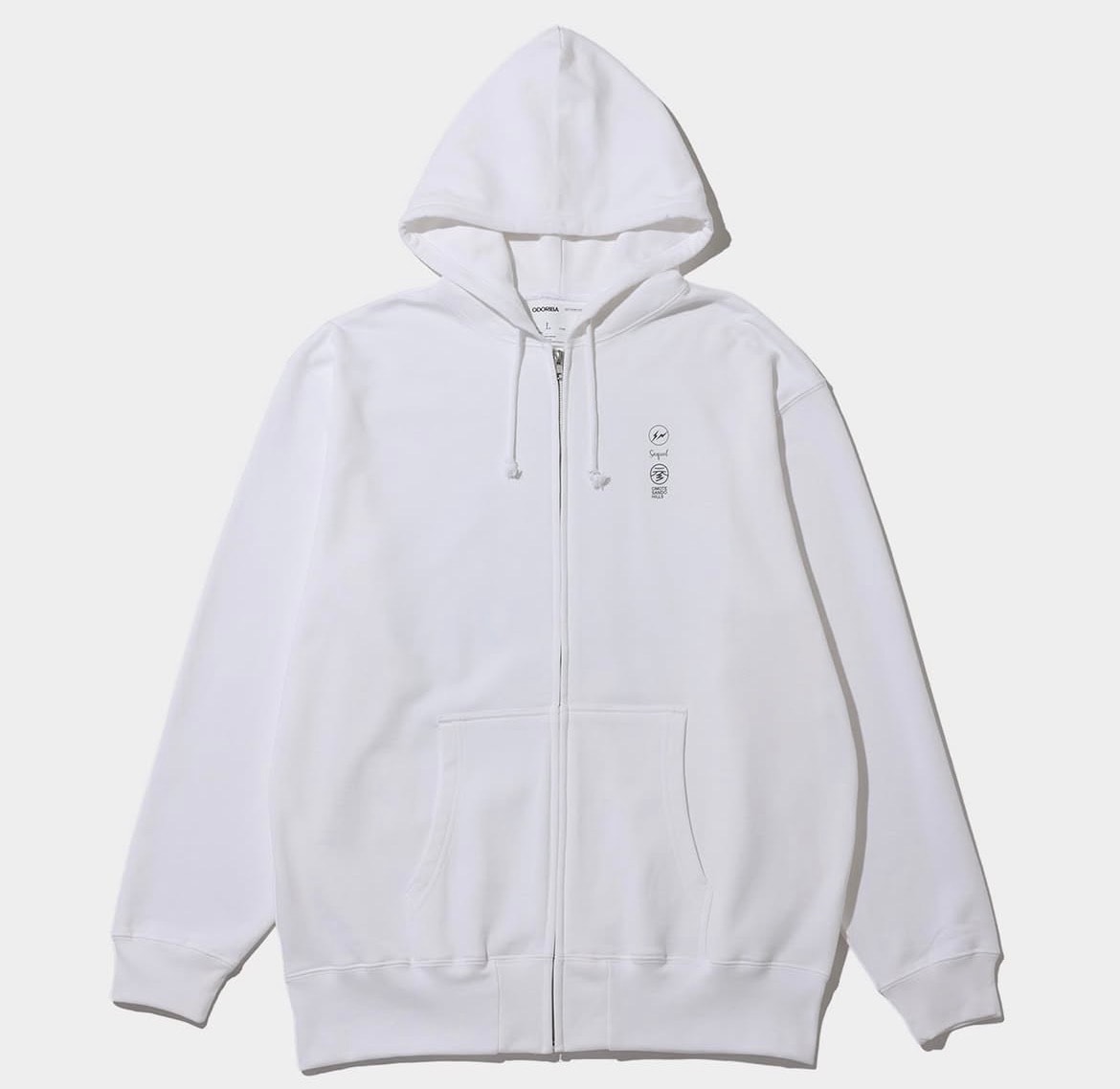 ODORIBA FRAGMENT SEQUEL WEEKEND ZIP UP HOODIE