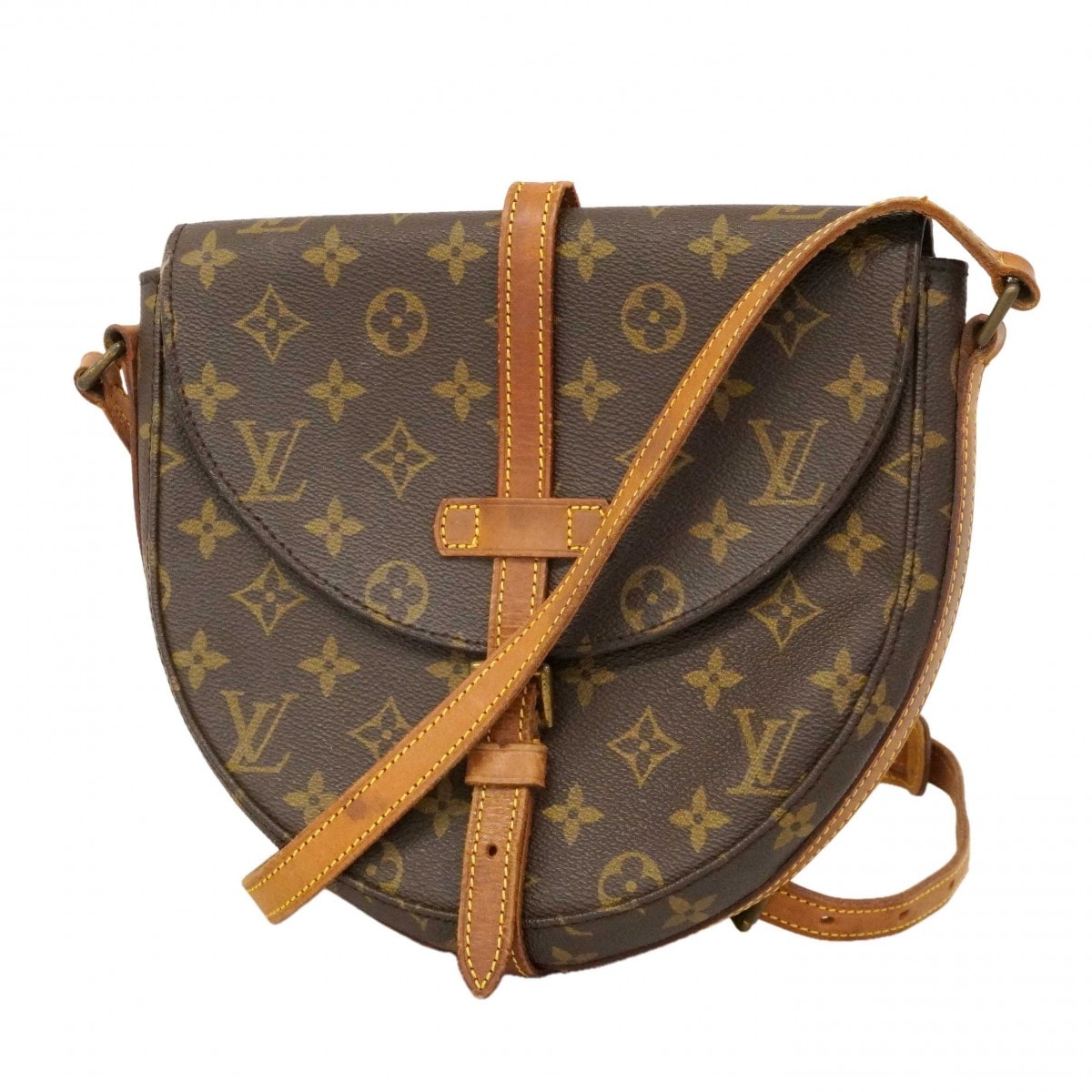 【6dc2354】ルイヴィトン ショルダーバッグ モノグラム シャンティMM M51233 ブラウン【中古】レディース