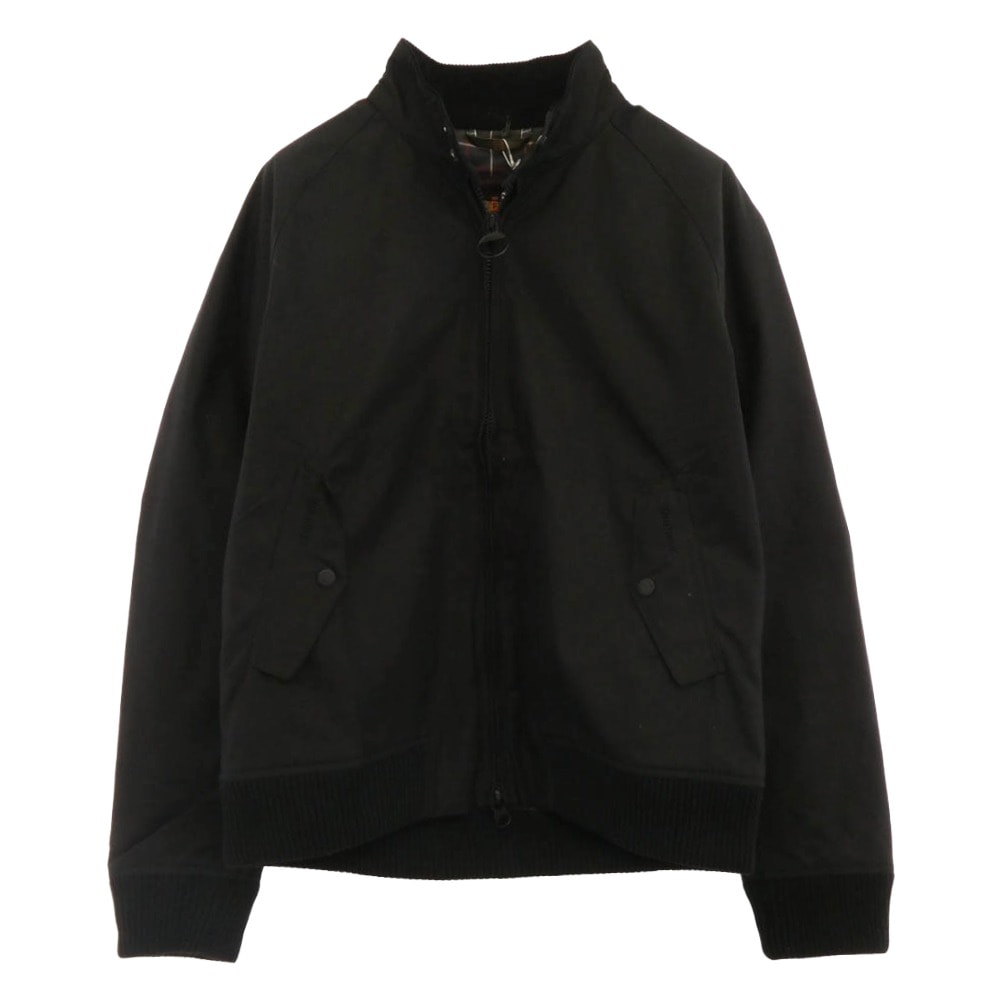 Barbour バブアー ジャケット MWX2237BK11 × BARACUTA バラクータ Porton Wax Jacket ワックス オイルド ジャケット ブルゾン ブラック系 L【新古品】【未使用】【中古】