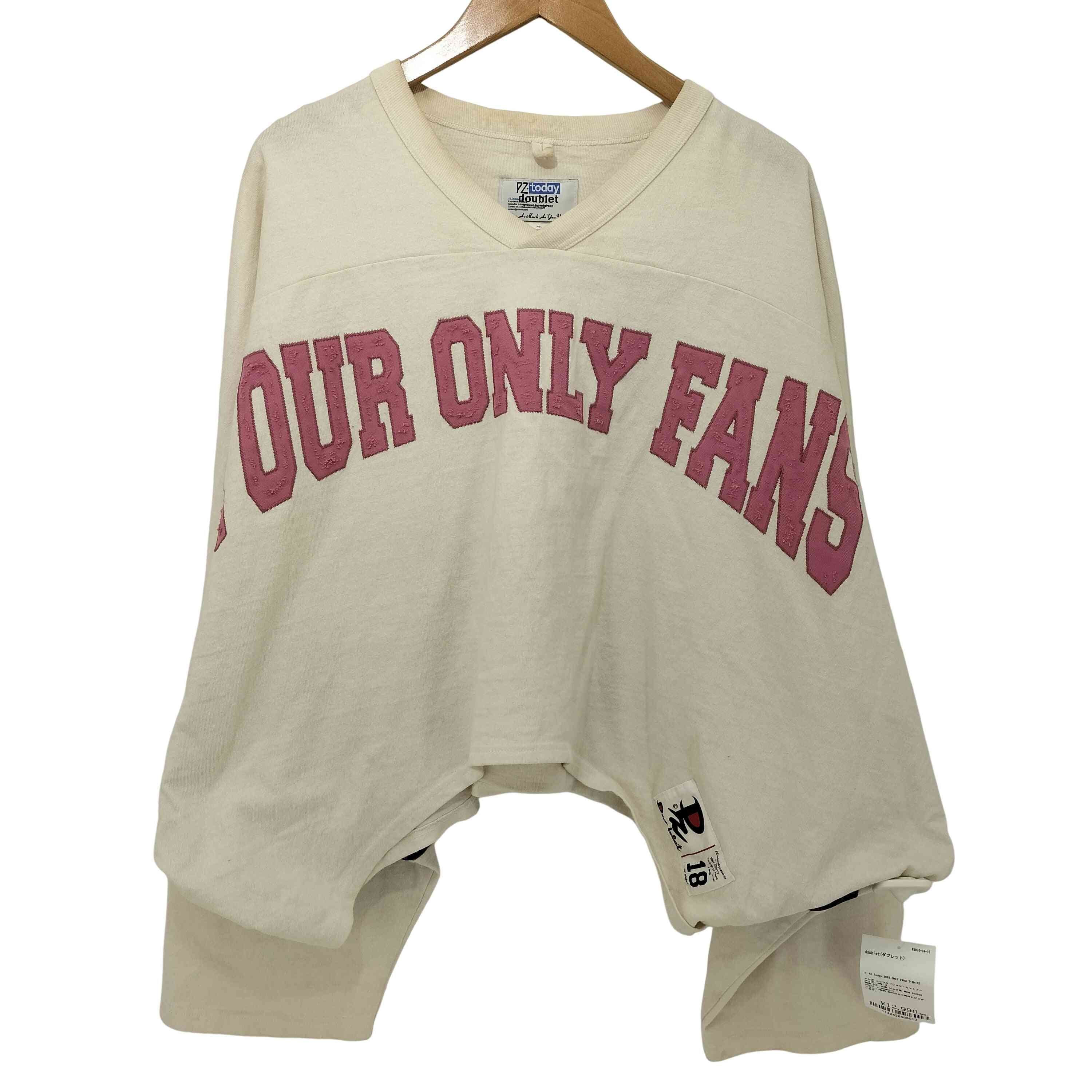 × PZ Today 25SS ONLY FANS T-SHIRT【1142436586013】