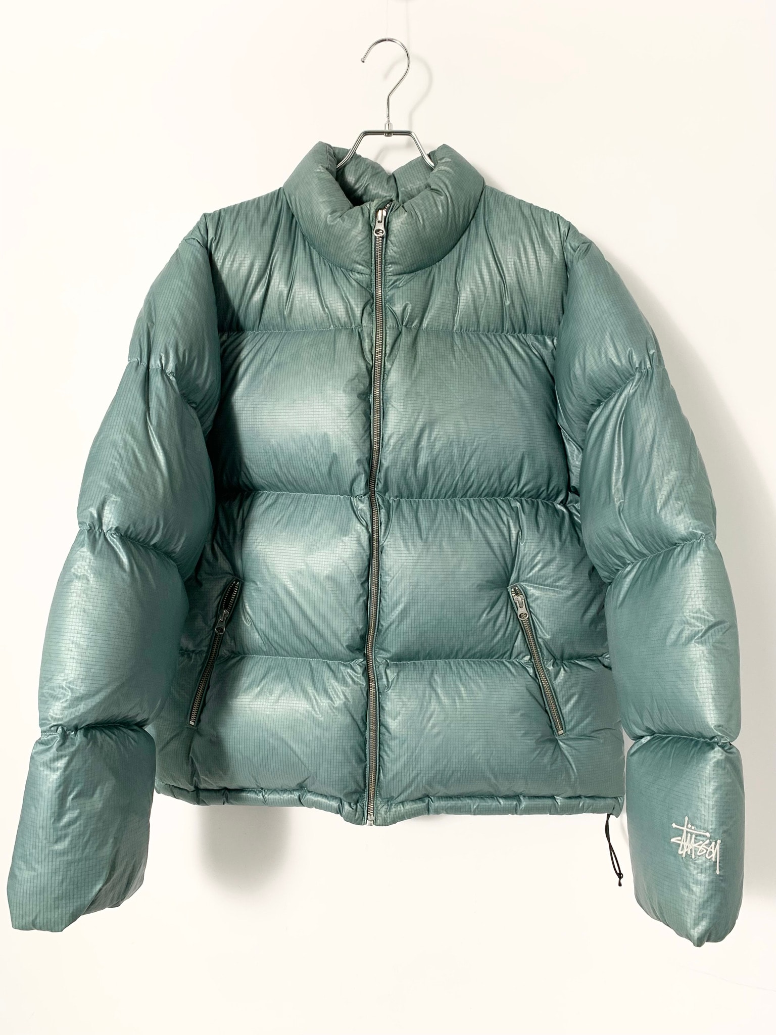 Stussy Down Puffer Parachute Ripstop "Powder Blue"