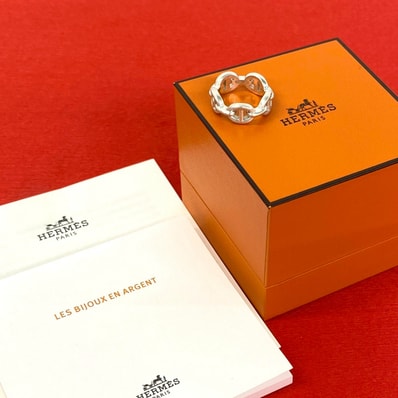 HERMES エルメス シェーヌダンクル アンシェネ PM シルバー925 リング・指輪 8号 シルバー
17672