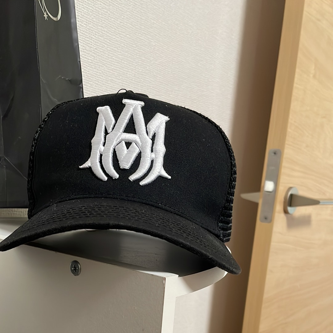 AMIRI FULL CANVAS MA HAT "BLACK"