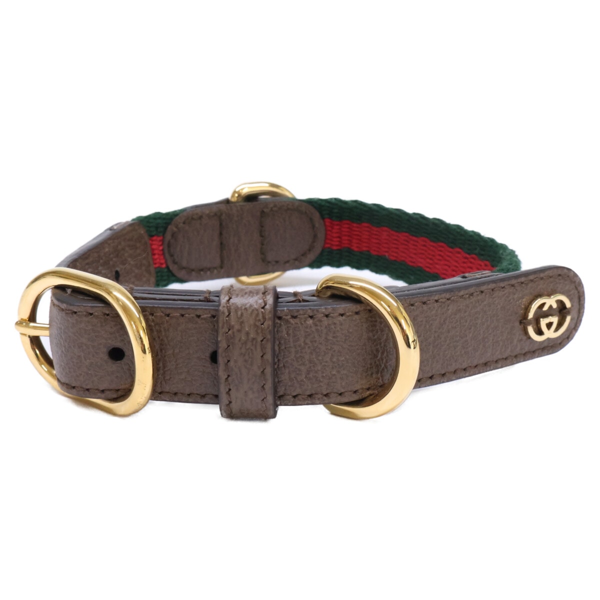 グッチ 692943 UTVAG スモール ペット カラー 首輪 S