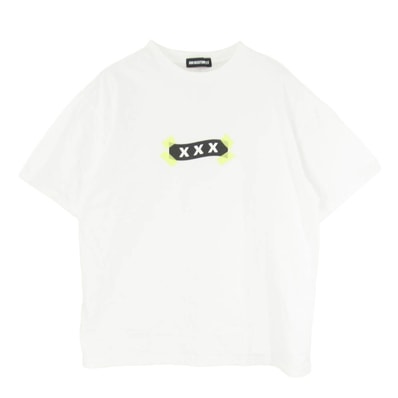 GOD SELECTION XXX ゴッドセレクション 25SS GX-S25-ST-03 ボックス ロゴ プリント Tシャツ 半袖 カットソー ホワイト系 XL【中古】