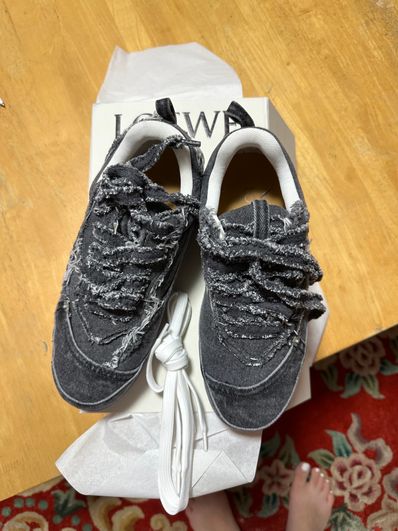 デコンストラクテッドスニーカー(デニム)