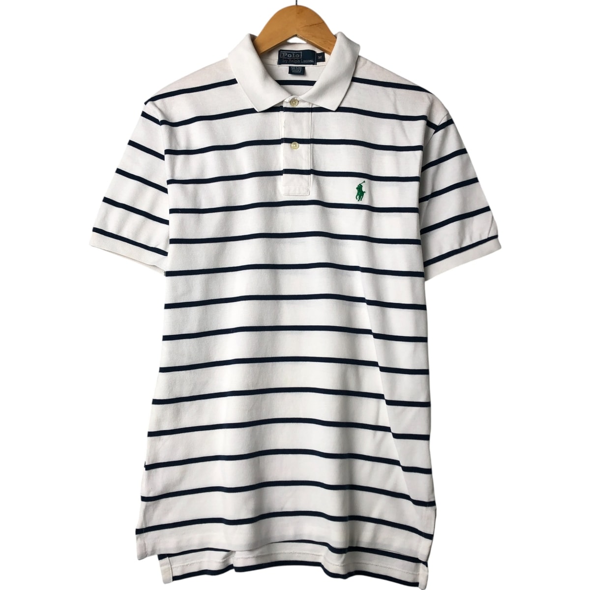 古着 ラルフローレン Ralph Lauren POLO by Ralph Lauren 半袖 ボーダー ポロシャツ メンズM相当/eaa562418