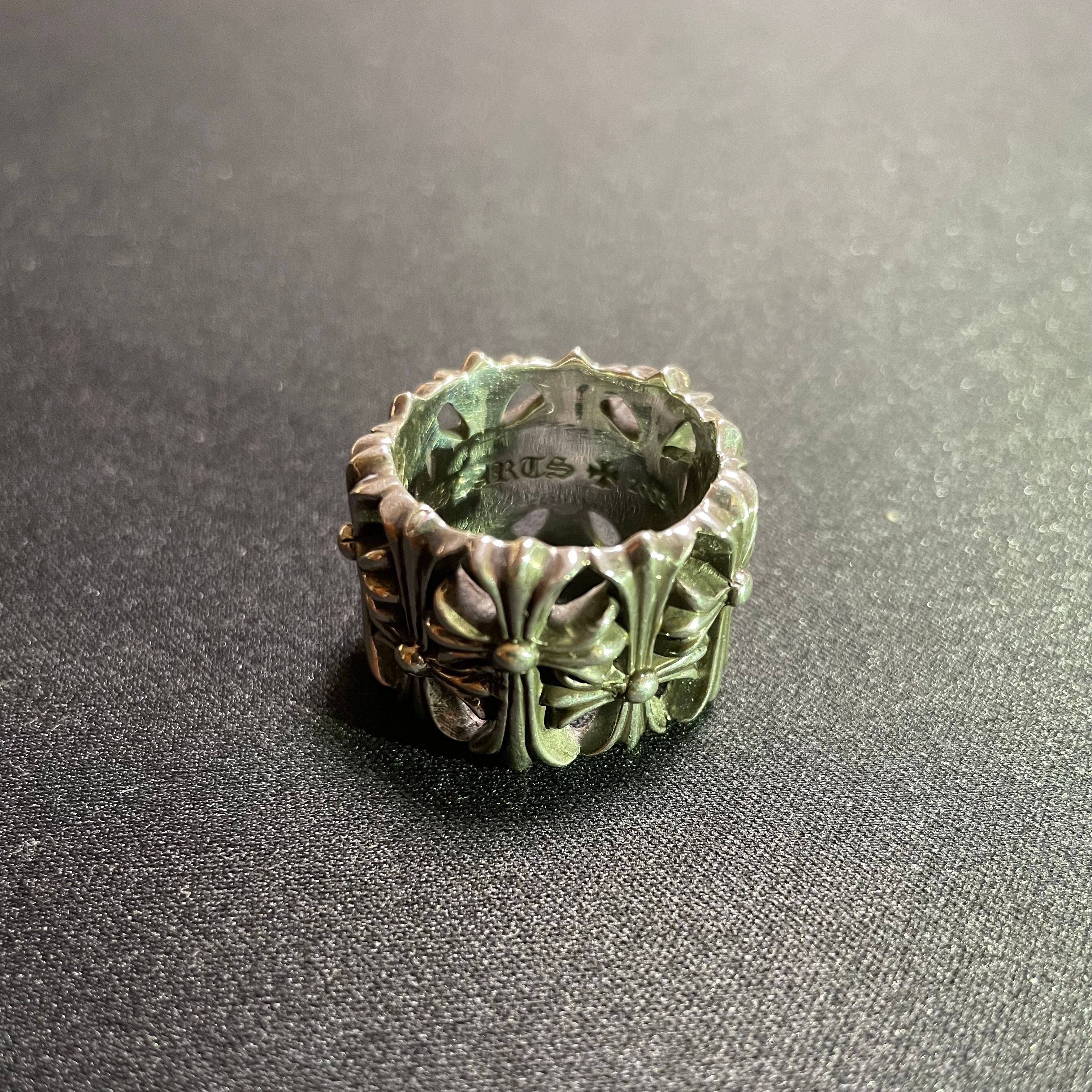 Chrome Hearts Cemetery Cross Ring "Silver"