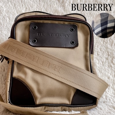 希少 BURBERRY バーバリー メガチェック ボックス ショルダーバッグ