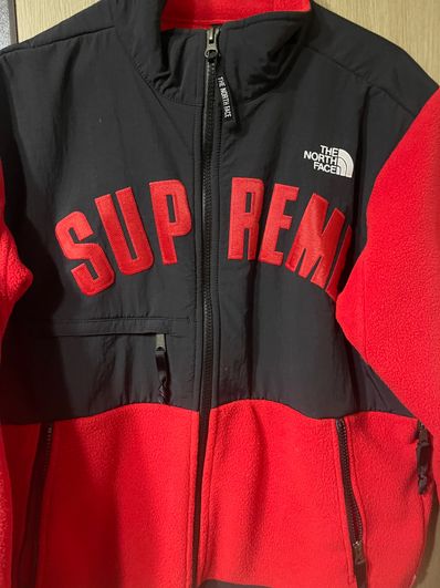 Supreme x The North Face Arc Logo Denali Fleece Jacket "Red"