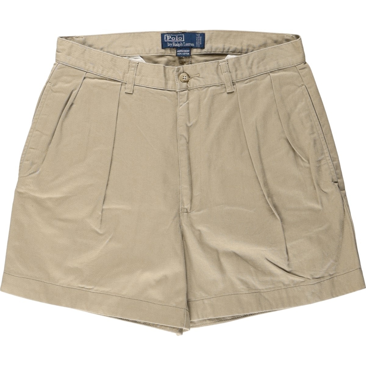 古着 ラルフローレン Ralph Lauren POLO by Ralph Lauren ANDREW SHORT ツータック チノショーツ ショートパンツ メンズw31相当/eaa672112