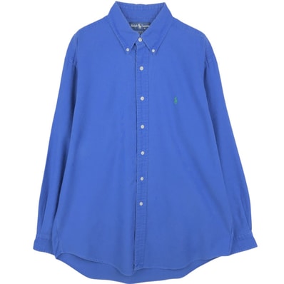 古着 ラルフローレン Ralph Lauren BLAKE 長袖 ボタンダウンシャツ メンズL相当/eaa659886