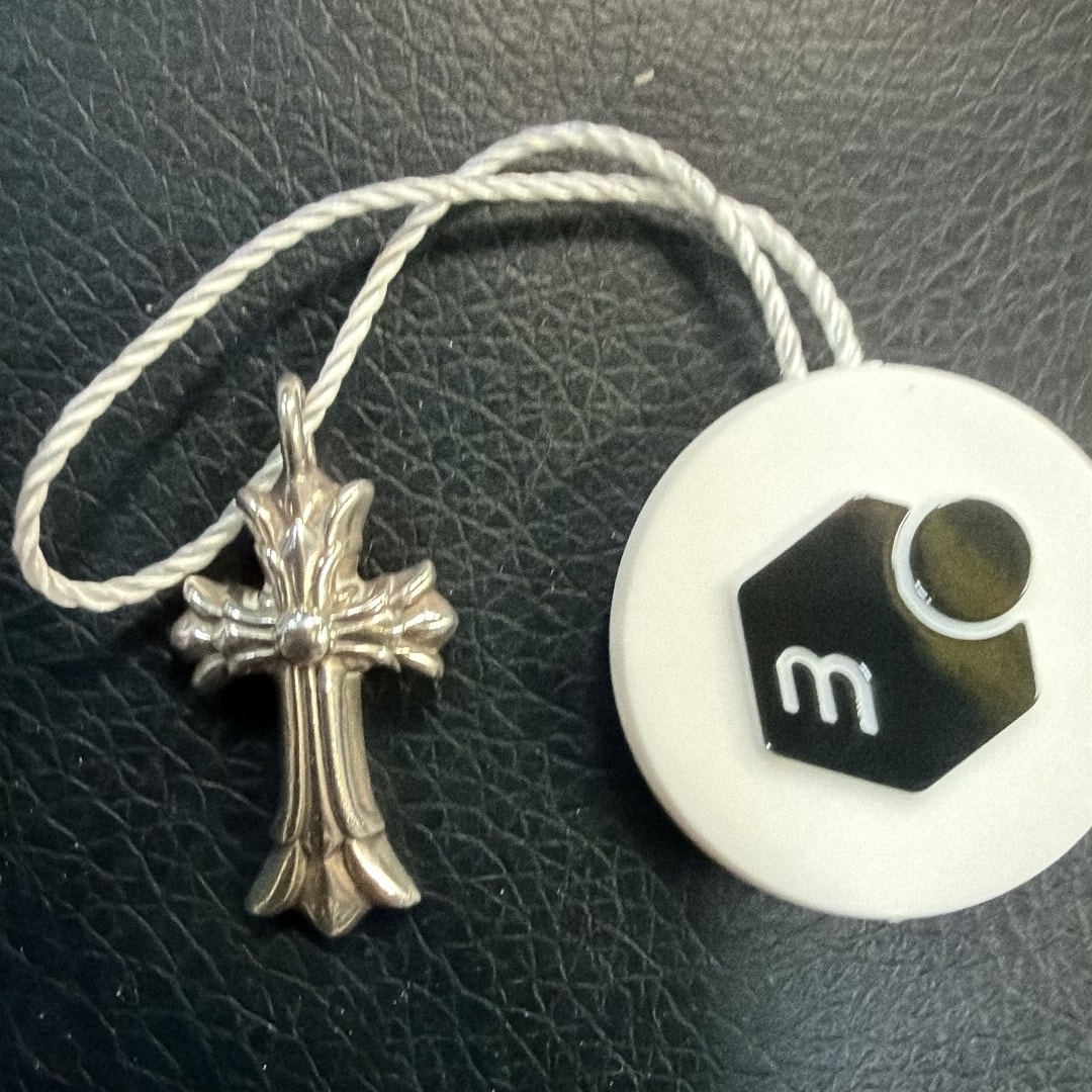 Chrome Hearts Double CH Cross Charm "Silver"
