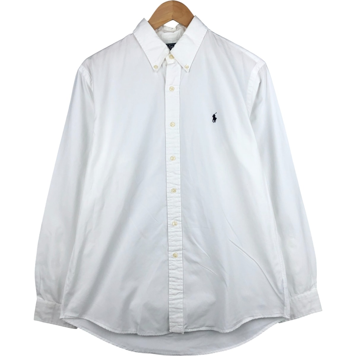 古着 ラルフローレン Ralph Lauren CUSTOM FIT 長袖 ボタンダウンシャツ メンズL相当/eaa590544