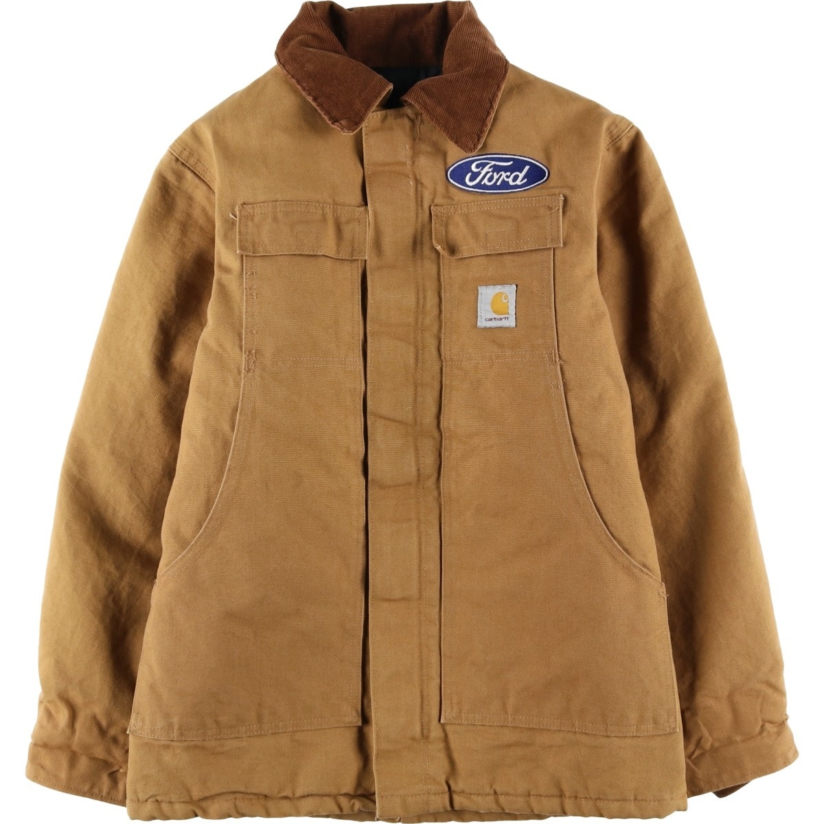 古着 カーハート Carhartt トラディショナルコート 中綿入り ダックワークジャケット メンズM相当/eaa605487