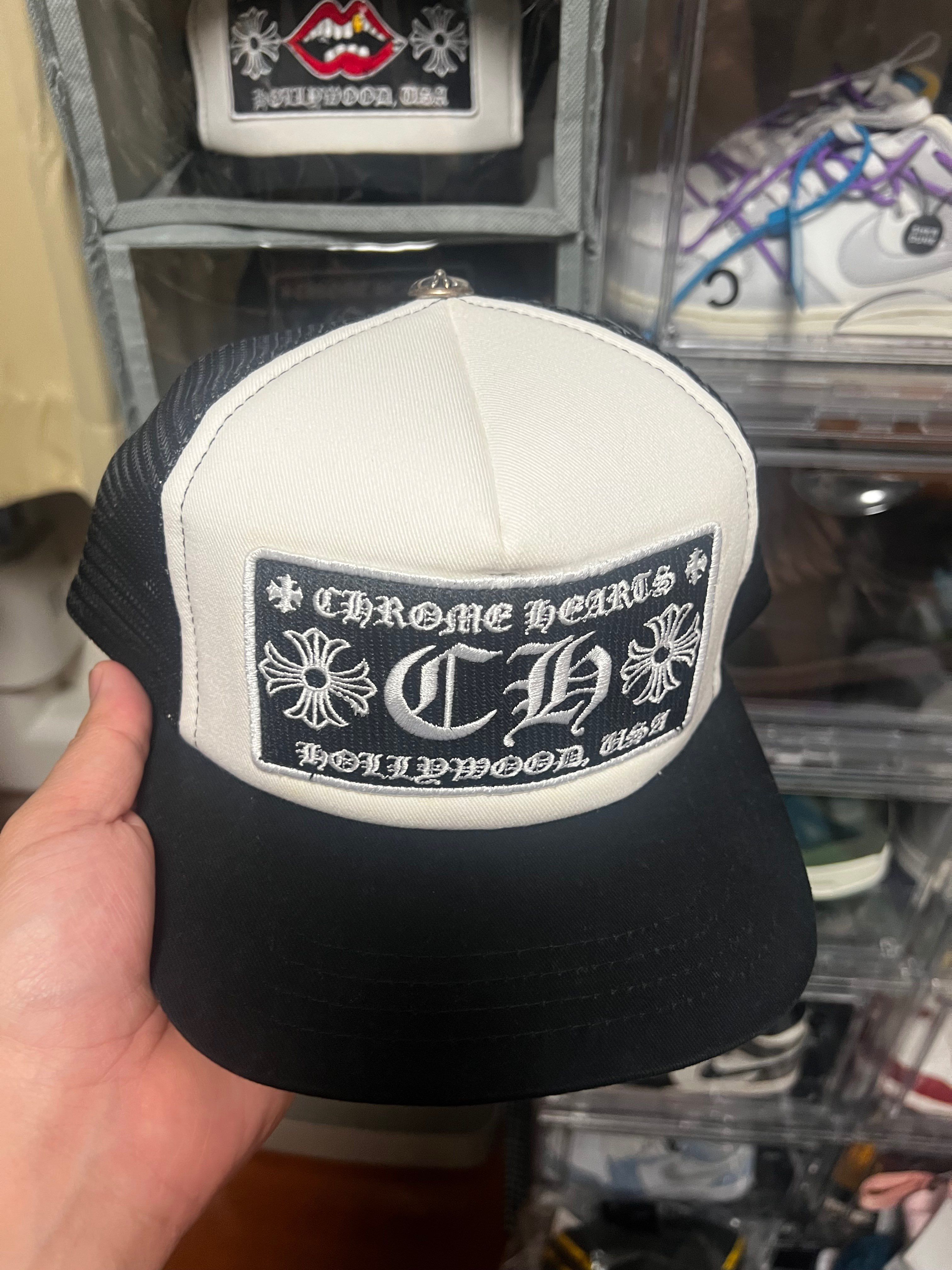 Chrome Hearts Trucker Cap CH "Black/White"