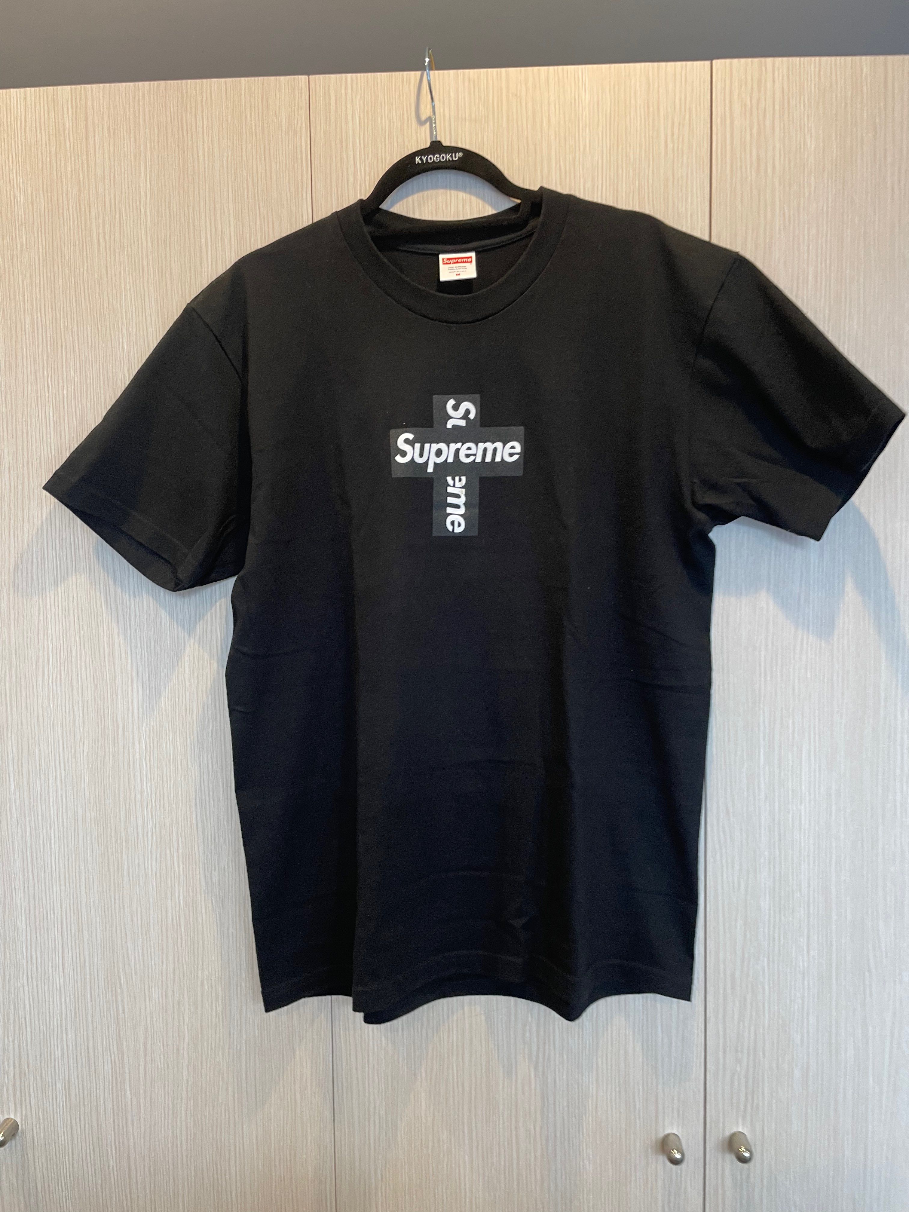 Supreme Cross Box Logo Tee "Black"